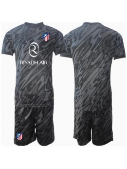 Atletico Madrid Torwart Heimtrikotsatz für Kinder 2024-25 Kurzarm (+ Kurze Hosen)